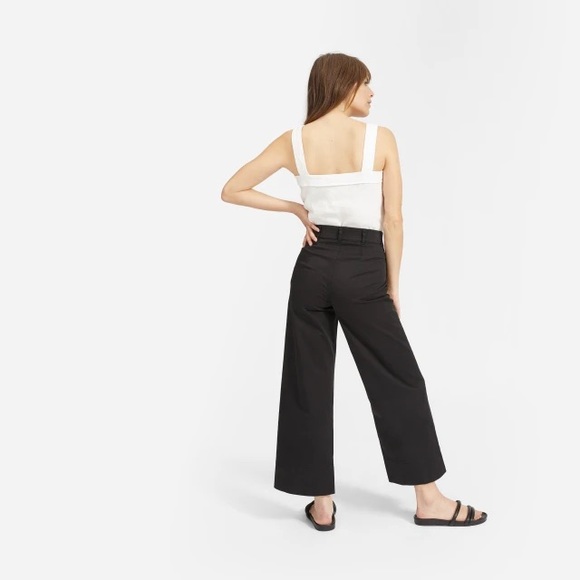 NWT everlane lightweight wide leg cropped chino - Picture 2 of 7